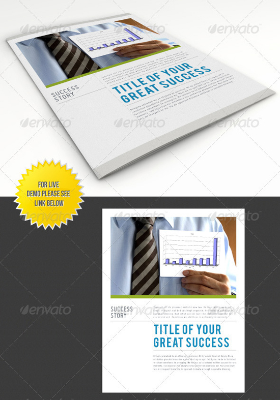 template banner indesign free Business InDesign Free Templates Flyer