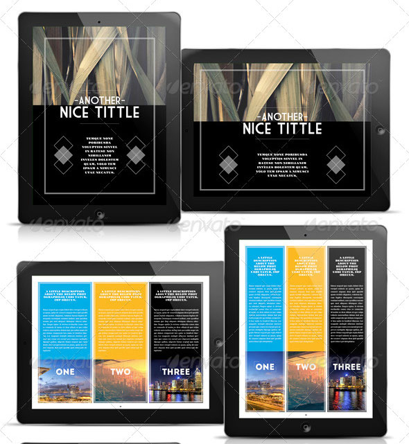le journal tablet magazine template