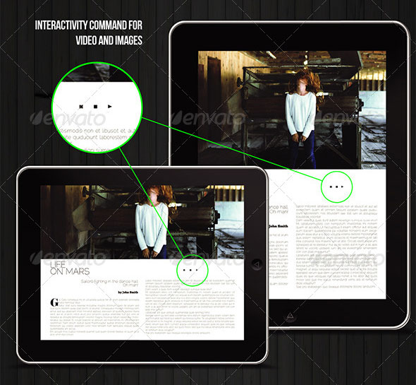 tablet pages multiple magazine