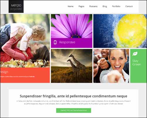 Metpo Modern Responsive Retina WordPress Theme