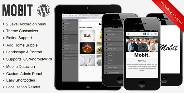 Mobit Premium WordPress Mobile Theme