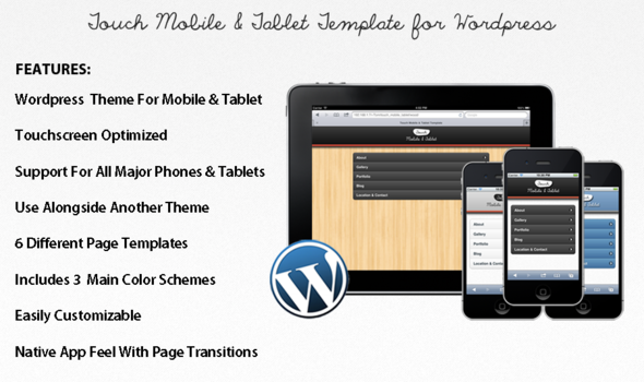 Touch Mobile & Tablet WordPress Theme