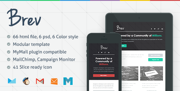 Brev - Responsive Email Template