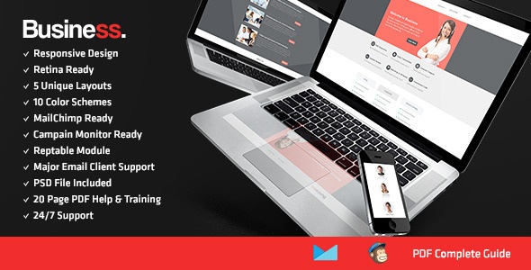 Business – Responsive Retina Email Template