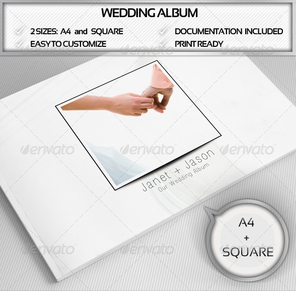 Elegant Wedding Album - photo album templates