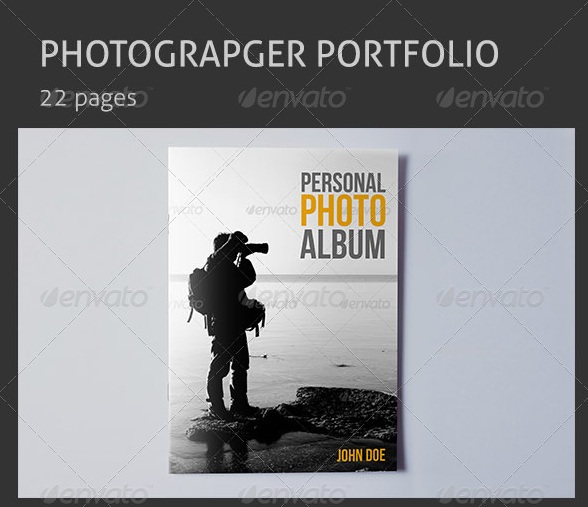 Photographer Portfolio / Album - photo album templates