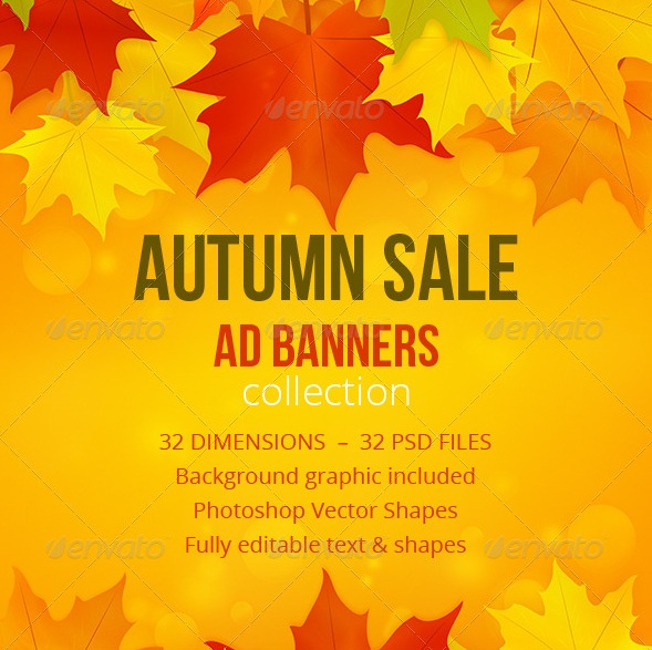 Autumn Sale Ad Banners