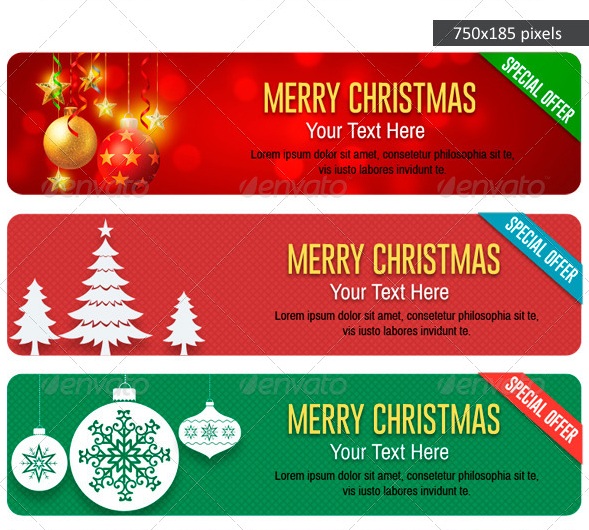 Christmas Web Banners