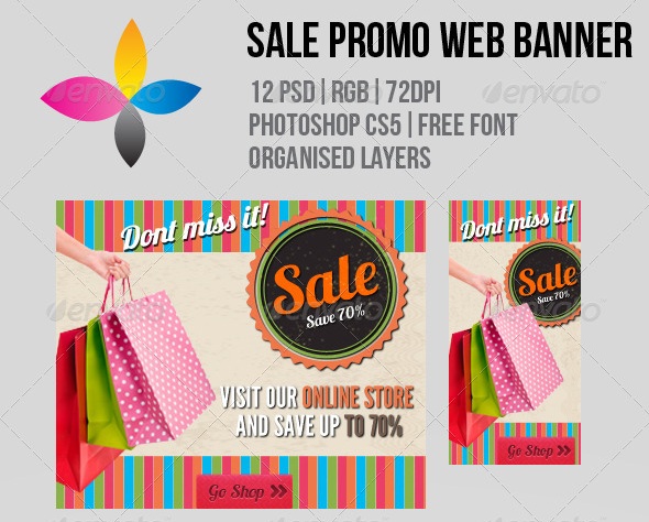 Sale Promo Web Banner