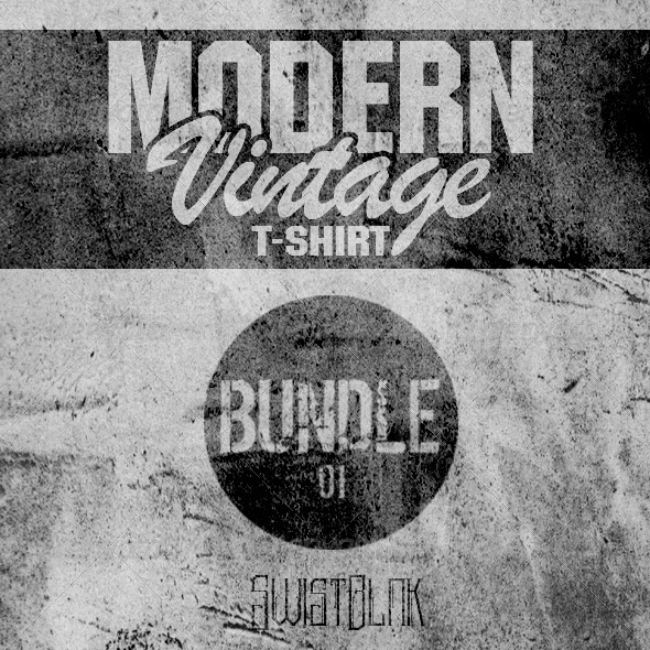 Modern Vintage T-Shirt Bundle 01 - t-shirt designs