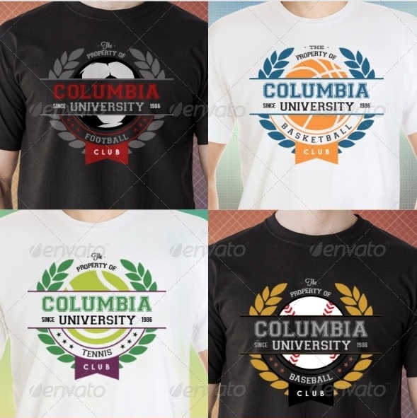 Premium Sports Clubs T-Shirt Templates v9 - t-shirt designs
