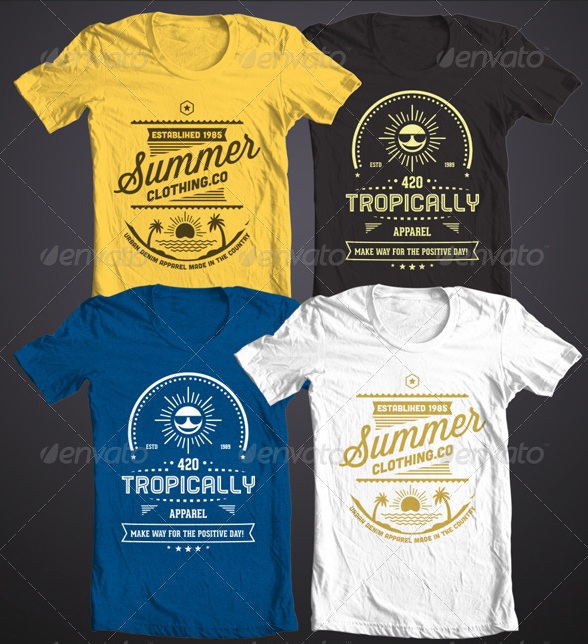 Summertime Beach T-Shirt - t-shirt designs