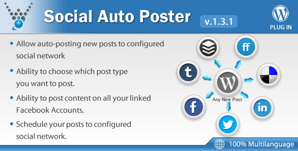 social auto poster - wordpress plugin