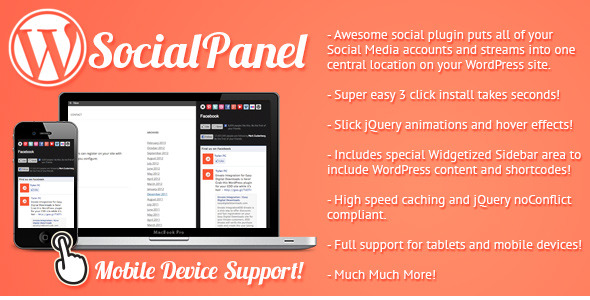 social panel for wordpress