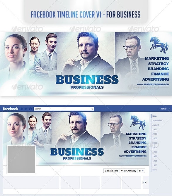 facebook timeline cover v1- for business