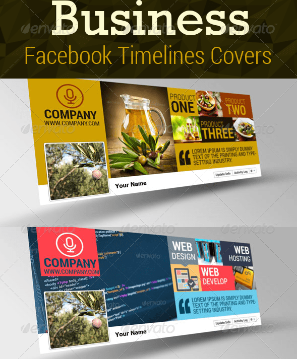 business facebook timelines covers