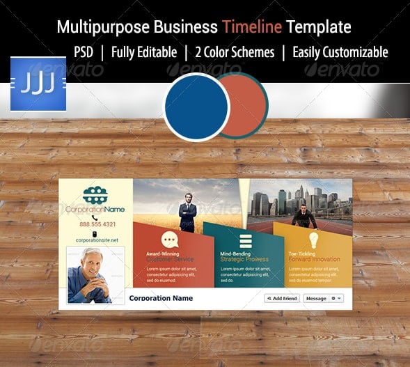 multipurpose business facebook timeline cover 10