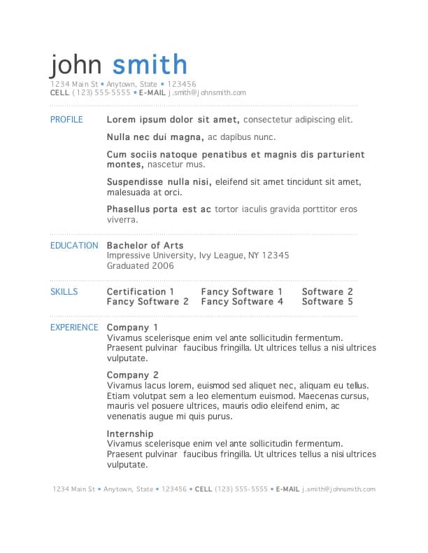 Awesome Resume Cv Templates 56pixels Com