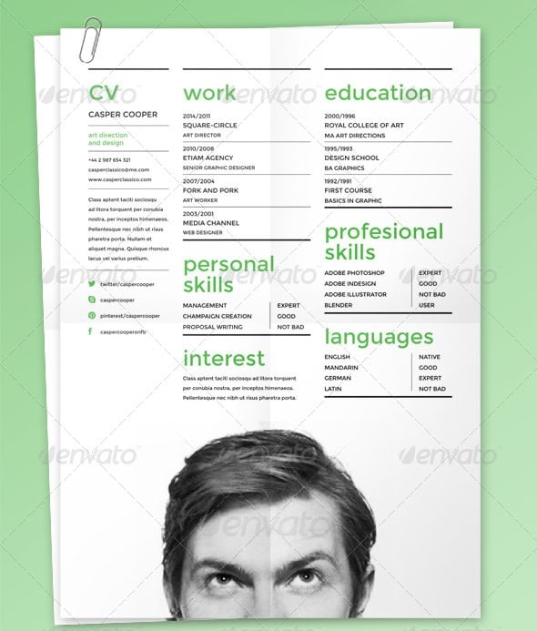 cv - resume - Resume/CV Templates