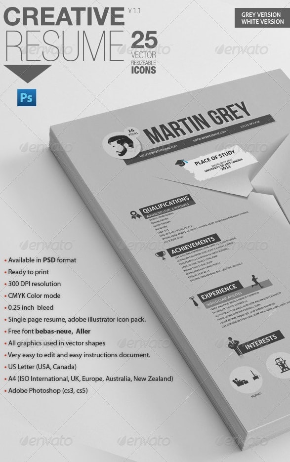 professional resume | for personal trainers - Resume/CV Templates