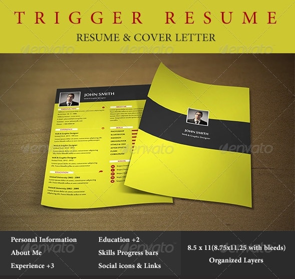 trigger resume - Resume/CV Templates