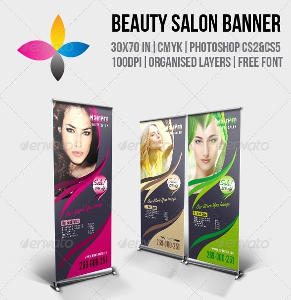 beauty salon banner