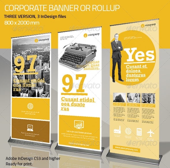 corporate banner or rollup vol 5