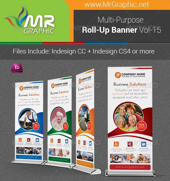 multi-purpose business roll-up banner vol-15