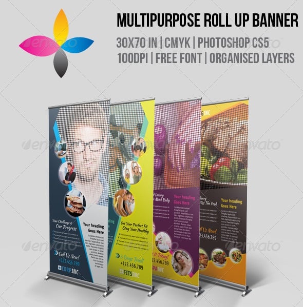 multipurpose roll up banner