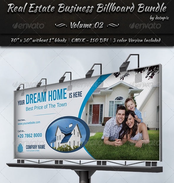 real estate business billboard bundle | volume 2