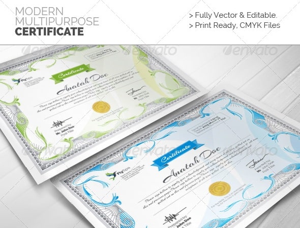 modern multipurpose certificates v2