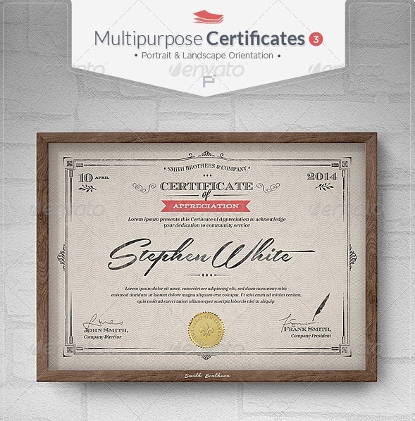 multipurpose certificates iii