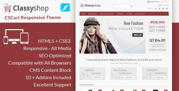 classyshop - cs cart responsive theme