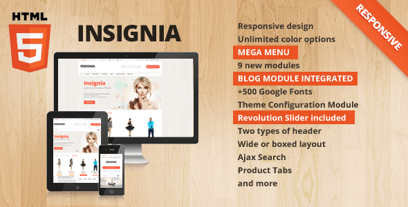 insignia - flexible opencart theme