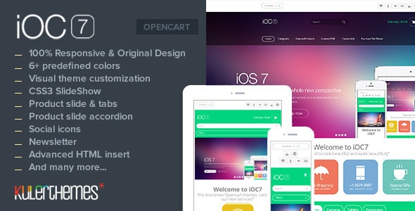 ioc7 – a responsive theme with modern flat design