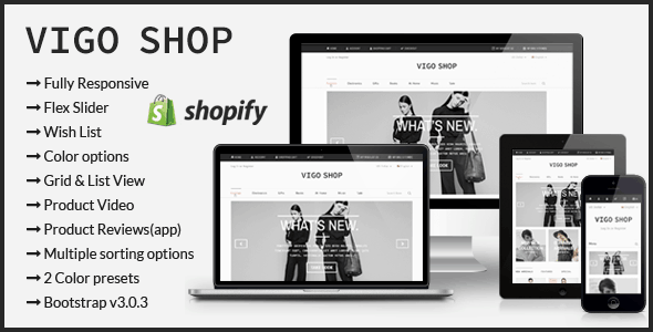 vigo shop - responsive shopify theme