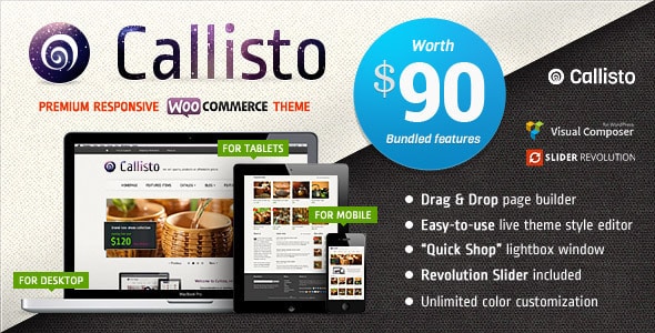 callisto woocommerce — premium responsive theme