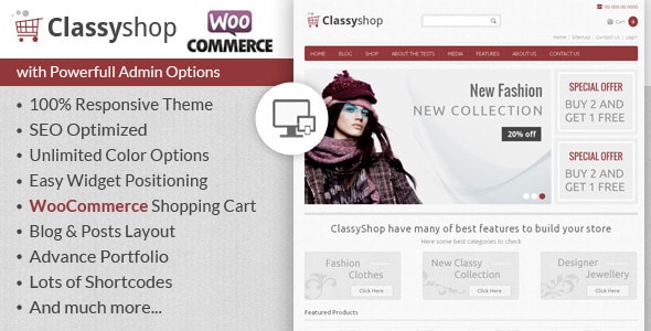 classyshop - woocommerce responsive theme
