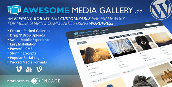 awesome media gallery wordpress plugin
