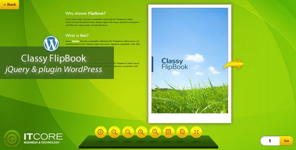 classy flipbook jquery&pluginwordpress