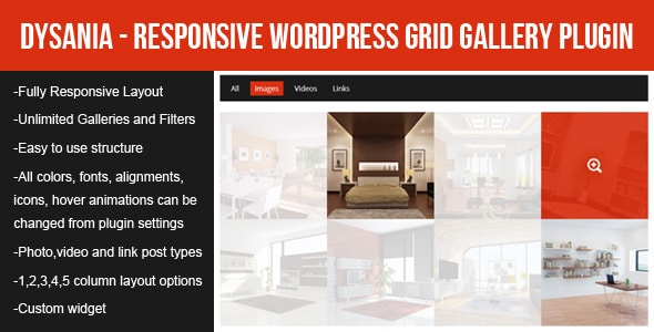 dysania - responsive wordpress grid gallery plugin