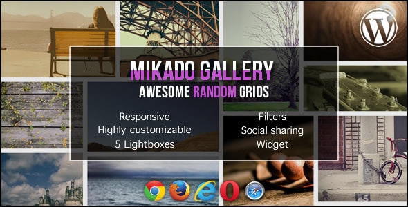 mikado grid gallery for wordpress