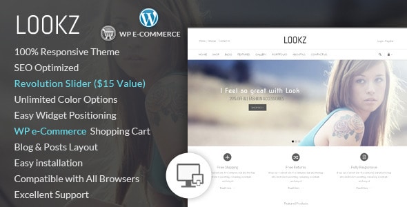 lookz - wordpress ecommerce theme