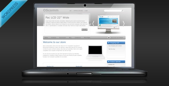 oscomm - online store wordpress theme