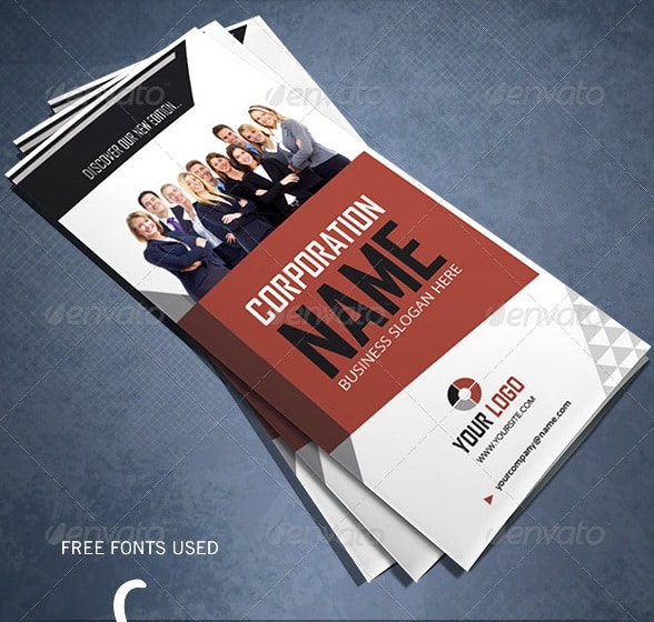 creative & corporate trifold brochure template
