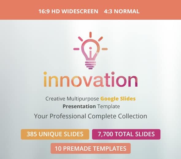 innovation multipurpose google slides presentation template