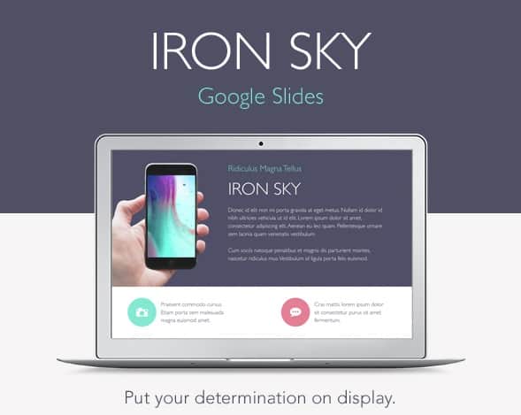 iron sky google slides template